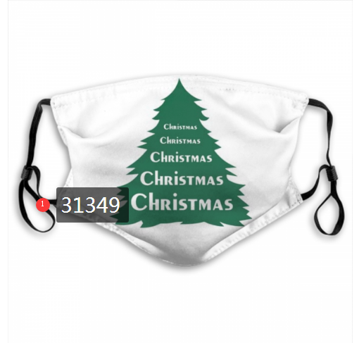 2020 Merry Christmas Dust mask with filter 74->mlb dust mask->Sports Accessory